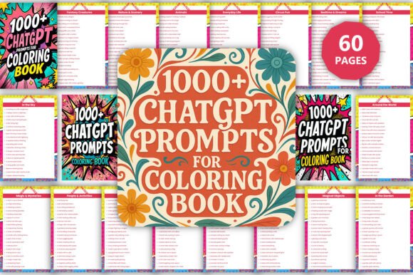 1000 ChatGPT Prompts for Coloring Book