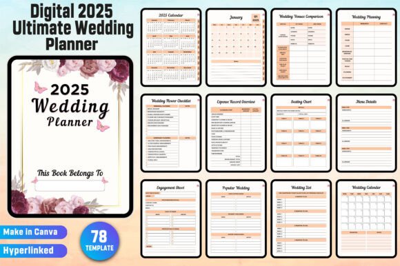 Digital 2025 Ultimate Wedding Planner