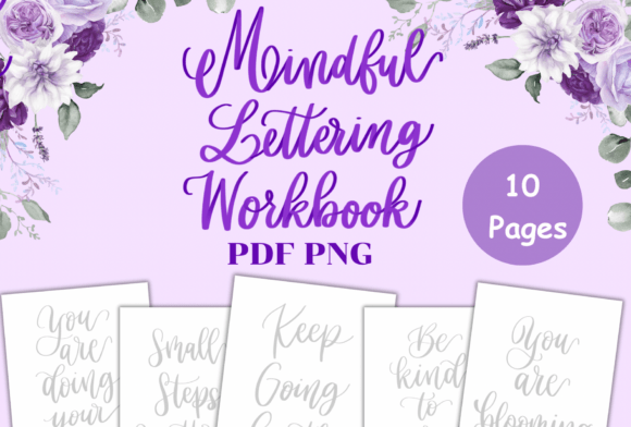 Discover the Calming Joy of Calligraphy with the Mindful Lettering Workbook