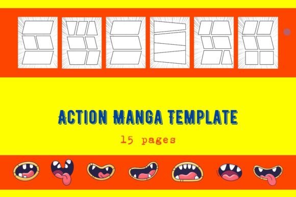 Dynamic Manga Panel Templates