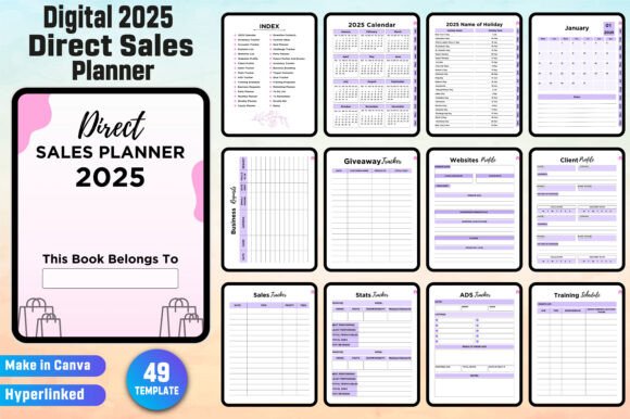 Master Your Direct Sales Strategy with the Digital 2025 Direct Sales Planner