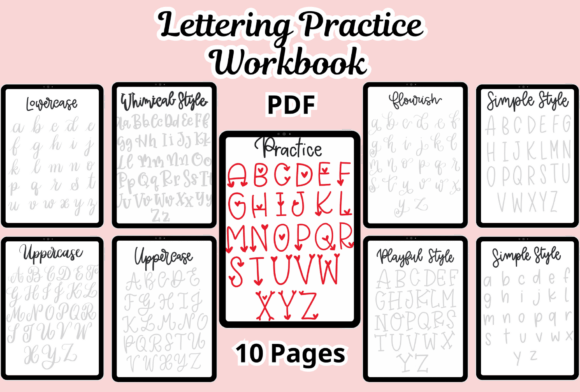 Mastering the Art of Lettering with the Lettering Practice Workbook