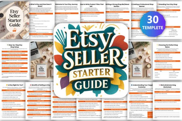 Starting Your Etsy Business with the Etsy Seller Starter Guide Canva KDP