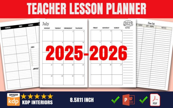 Teacher Lesson Planner 2025–2026